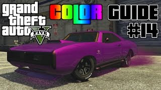 GTA V  Ultimate Color Guide 14  Best Colors Combos for Imponte Dukes [upl. by Navets2]