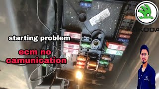 Skoda Laura starting problem no communication [upl. by Atniuq]