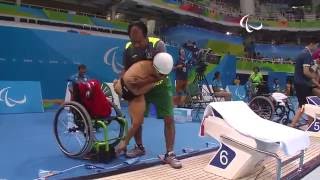 Swimming  Mens 50m Breaststroke  SB2 Heat 2  Rio 2016 Paralympic Games [upl. by Hallock]