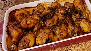 Cuisses de poulet et pomme de terre au four [upl. by Ayr]