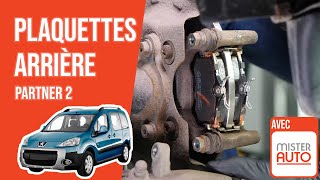 Changer les Plaquettes arrière Partner 2 🚗 [upl. by Tarrance]