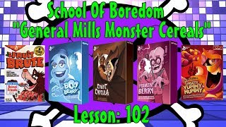 GENERAL MILLS MONSTER CEREALS  A Frightfully Filling Breakfast Option  SOB Lesson No 102 [upl. by Dloraj819]