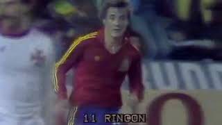 Qualification Euro84 Spain  Malta 121 highlights [upl. by Odlaumor]