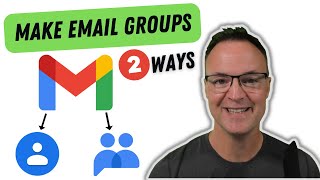 How to Make a Group Email in Gmail  Two Methods [upl. by Immaj]