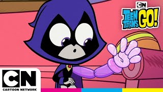 When Robin Stole Ravens Cloak  Teen Titans GO  cartoonnetworkuk [upl. by Tfat]