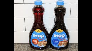 IHOP Syrup Butter Pecan amp Original Review [upl. by Hastings]