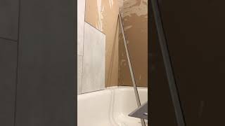 Installing Dumawall tub surround waterproof panels DIY how to more in description [upl. by Prestige]