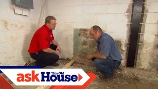 How to Install a Basement Bathroom  Ask This Old House [upl. by Ihel]