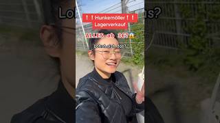 HUNKEMÖLLER LAGERVERKAUF😱 alles ab 3€ berlin berlinvlog [upl. by Ojahtnamas]