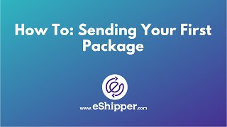 How To Sending Your First Package [upl. by Gambrell110]