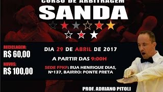 Curso de Arbitragem de Sanda 2017 [upl. by Azirb955]