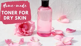 Rosewater and glycerine toner for dry skin I Dr Surbhi MD Skin [upl. by Yeliak]