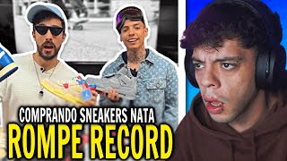 NATANAEL CANO ROMPE RÉCORD COMPRANDO SNEAKERS REACCIÓN [upl. by Reklaw577]