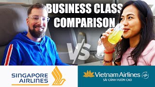 Singapore Airlines vs Vietnam Airlines  Business Class Battle [upl. by Onifur732]