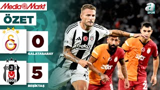 Galatasaray 0 5 Beşiktaş MAÇ ÖZETİ  Süper Kupa 2024  03082024 [upl. by Rillings]