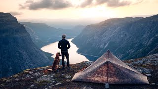 Silent Hiking In Hardangervidda Norway For 4 Days [upl. by Lebna]