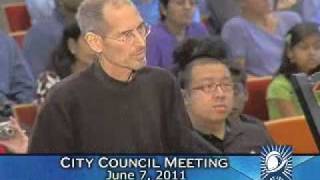 Steve Jobs Presents to the Cupertino City Council 6711 [upl. by Leavitt792]