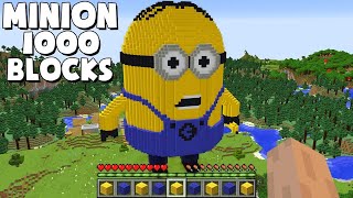 Spawn 1000 BLOCK MINIONS in Minecraft Is It REALLY Possible  Hardcore Minecraft [upl. by Ahsied368]