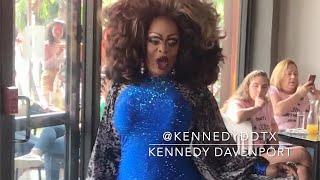 KENNEDY DAVENPORT  quotAll the Man that I Needquot Whitney Houston  R HOUSE DRAG BRUNCH [upl. by Dnomrej]