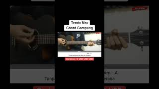 kunci gitar tenda biru chord gampang tendabiru punnigitarer chordgitar [upl. by Kylen965]