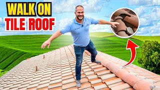 How to Walk on Tile Roofs SAFELY [upl. by Dlaner]