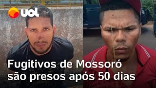 Fugitivos de Mossoró são presos no Pará após 50 dias [upl. by Jamila]