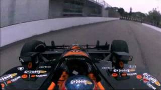 Danica Patrick hits the wall at Toronto Indycar Series 2009 [upl. by Kassel]