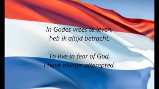 Dutch National Anthem  quotHet Wilhelmusquot NLEN [upl. by Midan]