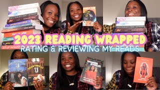 My 2023 Reading Wrapped Rating and Reviewing My Reads I Read So Many booktube [upl. by Eimarej335]