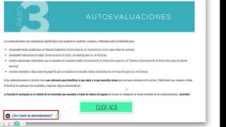 Ingreso  Tutorial AU24  Autoevaluaciones [upl. by Angelle]