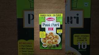 Unboxing Aachi Pani Puri kit  Myhobbies26 subscribe [upl. by Akehsyt432]