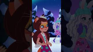 Enchantimals Best of Snowy Valley Adventures  The Enchantimals Watch the Aurora  shorts [upl. by Cirtemed]