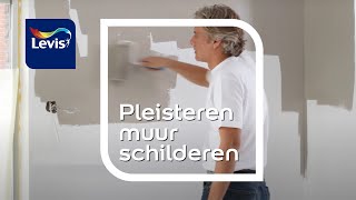 Het schilderen van een pleisteren muur  Levis [upl. by Doran]