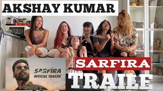 Girls Reaction on Sarfira Trailer  KATAI ZEHER REACTION akshaykumar bollywood [upl. by Crudden921]