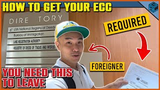 Emigration Clearance Certificate ECC  You Need This Document to Leave 🇵🇭 Foreigners [upl. by Rosel932]