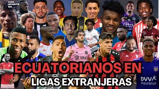 ECUATORIANOS EN LAS LIGAS EXTRANJERAS 🔥⚽ ecuador deportes futbol goles asistencias [upl. by Alilak]