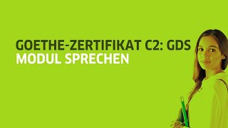 GoetheZertifikat C2 Modul Sprechen [upl. by Denbrook]