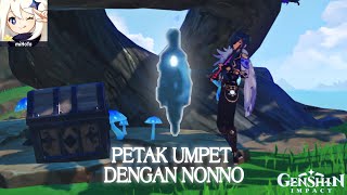 Main Petak Umpet Dengan Hantu Nonno Di Chirai Shrine Tsurumi Island Genshin Impact Guide [upl. by Eenattirb776]