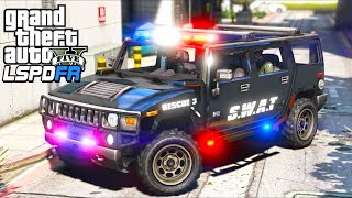 My SWAT Team HATED Me GTA 5 Mods  LSPDFR Gameplay [upl. by Lonne]