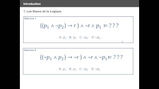 Logique Informatique Intro [upl. by Latoyia938]