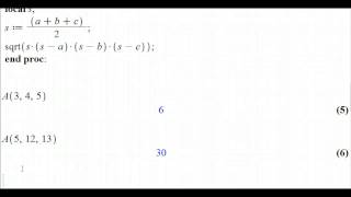 Differential Equations Writing Procedures in Maple [upl. by Hsiekal]