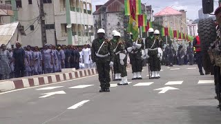 DEBUT OFFICIEL DU DEFILE MILITAIRE DU 2 OCTOBRE 2024 RTG GUINEE 224 [upl. by Annoyik]