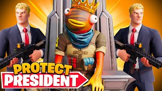 Fortnite but I have to Protect President Fishy [upl. by Etra]