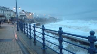 Waves at Porthcawl 4th Jan 2014 08 30 [upl. by Nodlew]