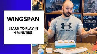 Wingspan Learn To Play In 4 Minutes [upl. by Lertnek]