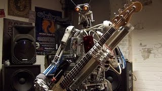 Battle of the Robot Music Bands Z Machines vs Compressorhead [upl. by Addison]