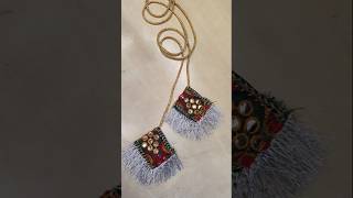 easytrick 👈😍🧵🪡✂tassel beautifultassel howtomake easymethod subscribe hemacreations youtube [upl. by Ulrika]