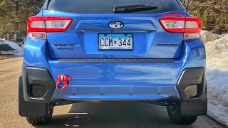 Subaru XV Crosstrek blacked out emblems installation [upl. by Ittap673]