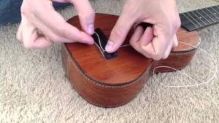 Ukulele Lesson  How to Change a String [upl. by Soma315]