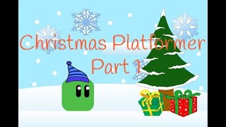 Scratch Tutorial  Christmas Platformer  Part 1  How to create platfomer game in scratch [upl. by Maleen]